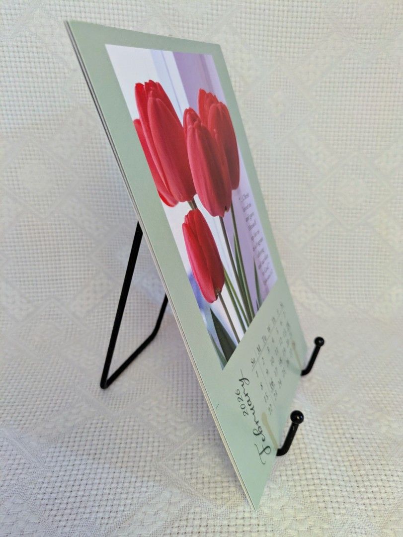 2026 Calendar "Rejoice, My Soul" with metal stand photo 4